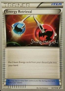 92, Item, Normal, Uncommon, World Championships 2012 Energy Retrieval (92/114) (Terraki-Mewtwo - Shuto Itagaki) [World Championships 2012] - Trading Card World