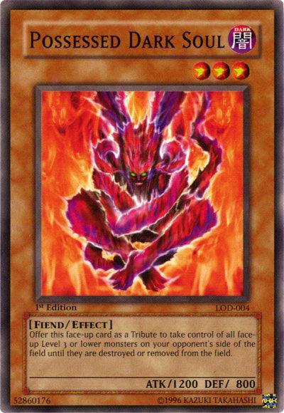 1st Edition, Common, Dark, Effect Monster, Fiend, Legacy of Darkness, Unlimited Possessed Dark Soul [LOD-004] Common - Trading Card World
