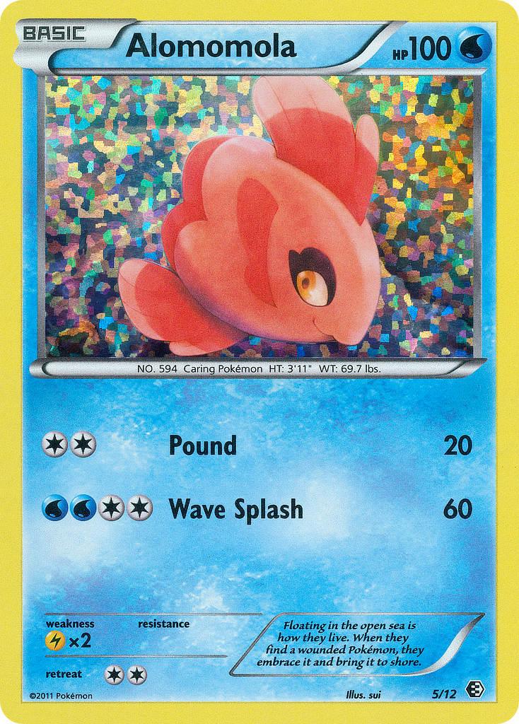 Holofoil, Lightning[×2], McDonald's Promos: 2011 Collection, Promo, Water Alomomola (5/12) [McDonald's Promos: 2011 Collection] - Trading Card World