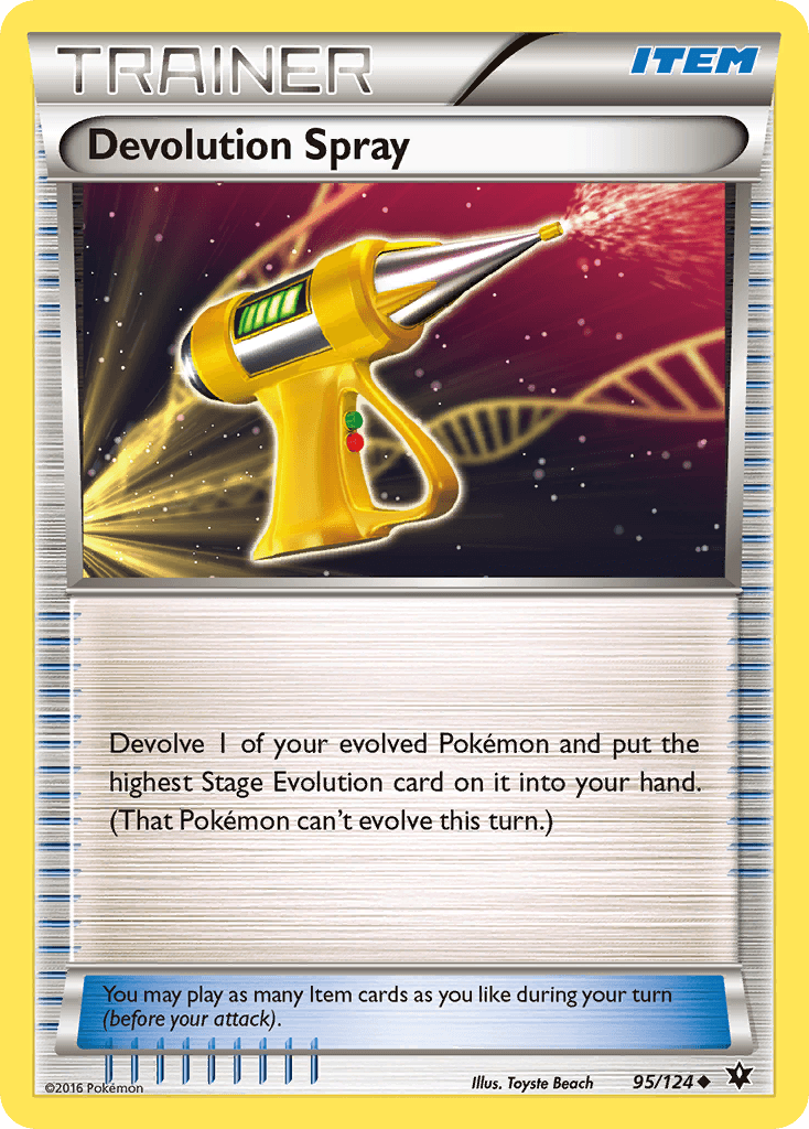 95, Item, Normal, Reverse Holofoil, Uncommon, XY: Fates Collide Devolution Spray (95/124) [XY: Fates Collide] - Trading Card World