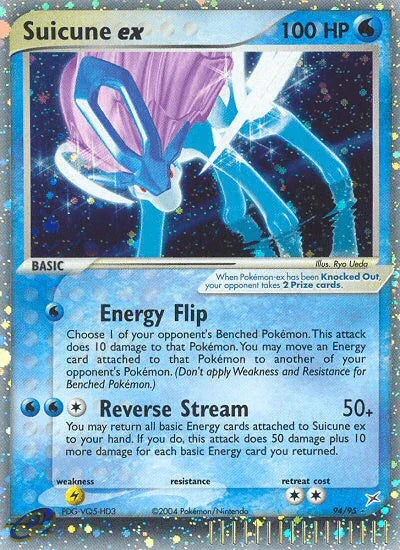 94, EX: Team Magma vs Team Aqua, Holofoil, Lightning[×2], Ultra Rare, Water Suicune ex (94/95) [EX: Team Magma vs Team Aqua] - Trading Card World