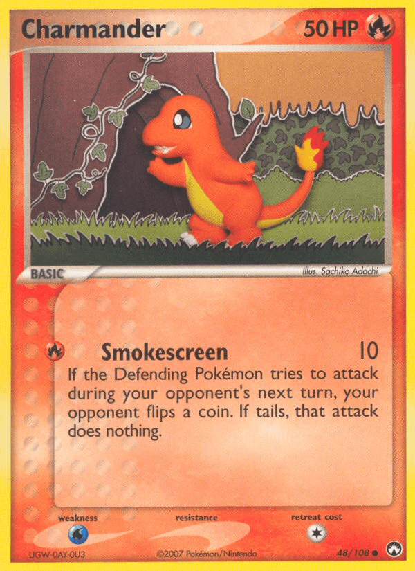 48, Common, EX: Power Keepers, Fire, Normal, Water[×2] Charmander (48/108) [EX: Power Keepers] - Trading Card World