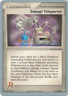 92, Normal, Rocket's Secret Machine, Uncommon, World Championships 2005 Swoop! Teleporter (92/109) (Bright Aura - Curran Hill's) [World Championships 2005] - Trading Card World