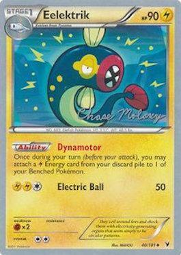 40, Fighting[×2], Lightning, Normal, Uncommon, World Championships 2012 Eelektrik (40/101) (Eeltwo - Chase Moloney) [World Championships 2012] - Trading Card World