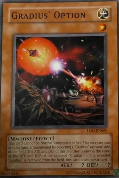 Common, Effect Monster, Legacy of Darkness, Light, Machine, Unlimited Gradius' Option [LOD-EN060] Common - Trading Card World