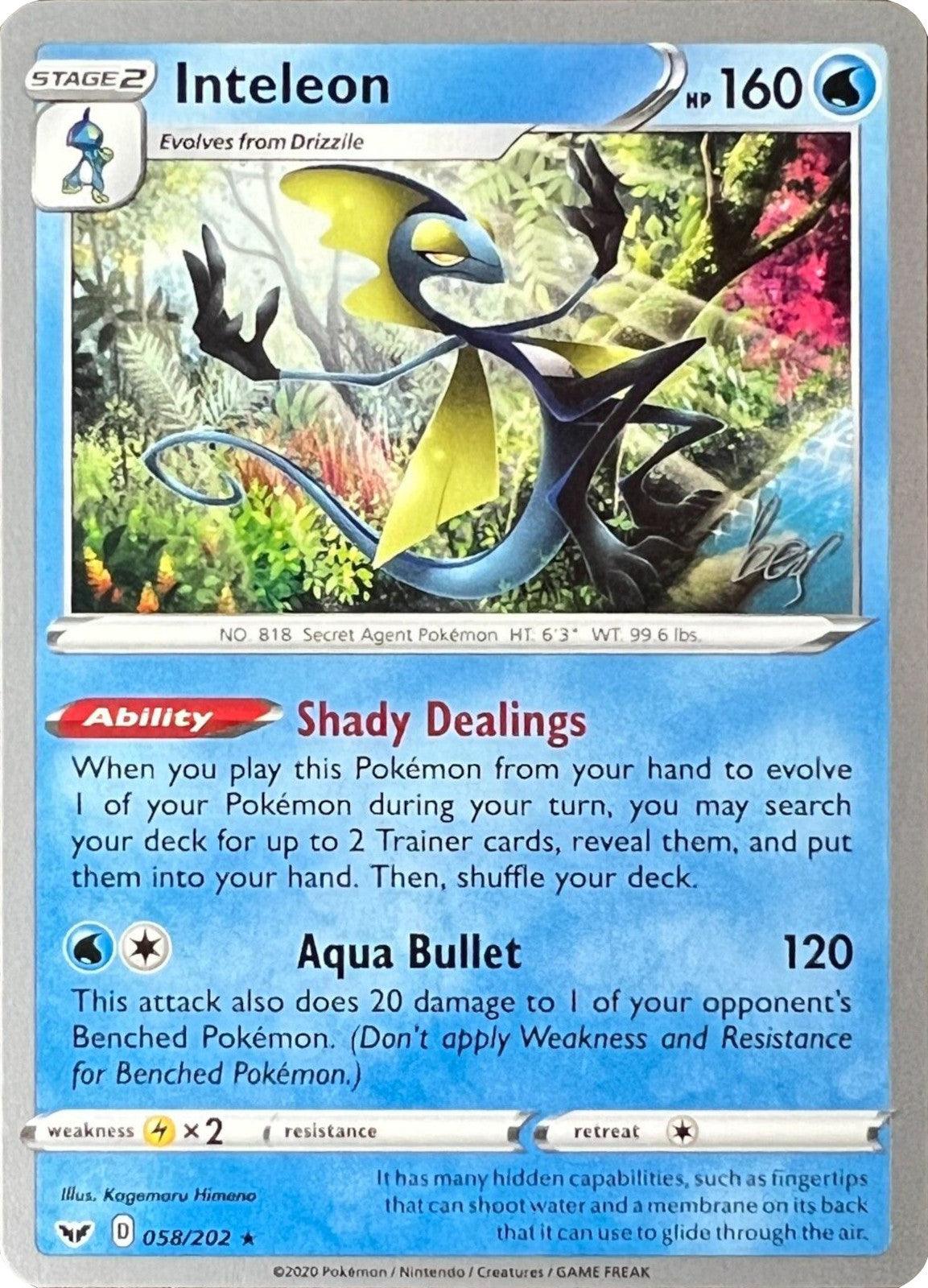 058, Lightning [x2], Normal, Rare, Water, World Championships 2022 Inteleon (058/202) (Cheryl Again - Sebastian Lashmet) [World Championships 2022] - Trading Card World