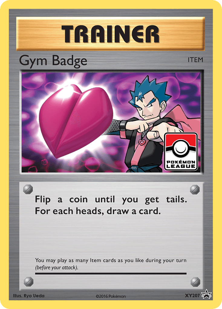 Holofoil, Item, Promo, XY207, XY: Black Star Promos Gym Badge (XY207) (Koga) [XY: Black Star Promos] - Trading Card World