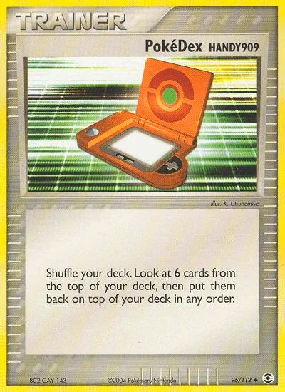 96, EX: FireRed & LeafGreen, Item, Normal, Reverse Holofoil, Uncommon PokeDex HANDY909 (96/112) [EX: FireRed & LeafGreen] - Trading Card World