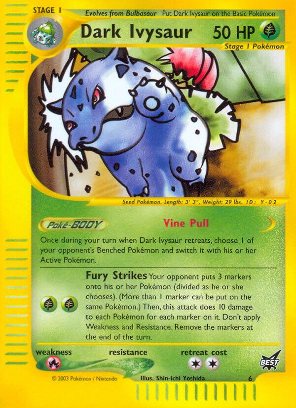 Best of Promos, Fire[×2], Grass, Normal, Promo Dark Ivysaur (6) [Best of Promos] - Trading Card World