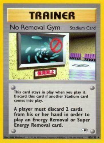 103, Gym Heroes Unlimited, Normal, Rare, Stadium No Removal Gym (103/132) [Gym Heroes Unlimited] - Trading Card World
