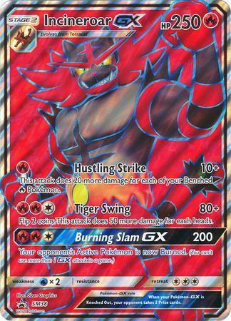 Fire, Holofoil, Promo, SM38, Sun & Moon: Black Star Promos, Water[x2] Incineroar GX (SM38) (Jumbo Card) [Sun & Moon: Black Star Promos] - Trading Card World