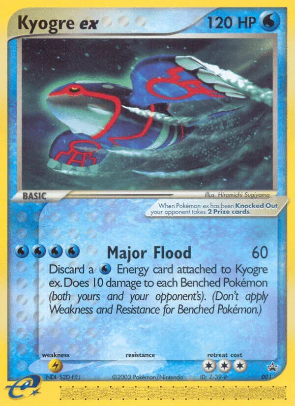 Nintendo: Black Star Promos Kyogre ex (001) [Nintendo: Black Star Promos] - Trading Card World