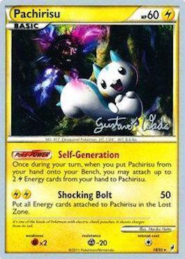 18, Fighting[×2], Lightning, Metal[-20], Normal, Rare, World Championships 2011 Pachirisu (18/95) (Megazone - Gustavo Wada) [World Championships 2011] - Trading Card World