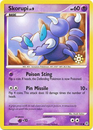 99, Countdown Calendar Promos, Normal, Promo, Psychic, Psychic[+10] Skorupi (99/130) [Countdown Calendar Promos] - Trading Card World