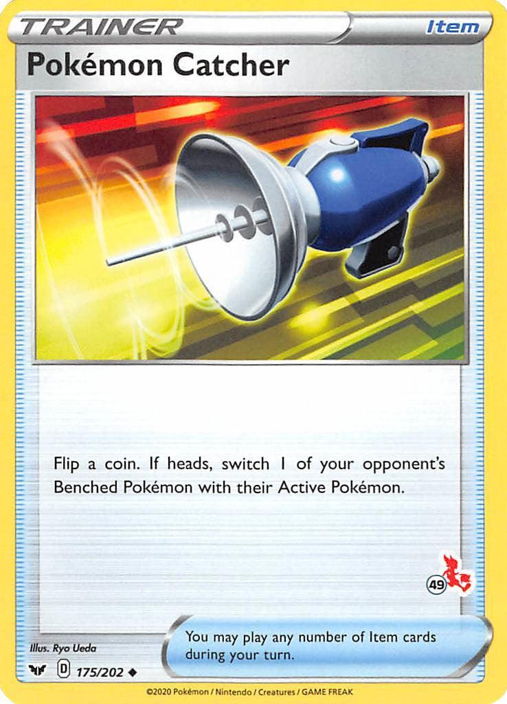 175, Battle Academy 2022, Item, Normal, Uncommon Pokemon Catcher (175/202) (Cinderace Stamp #49) [Battle Academy 2022] - Trading Card World