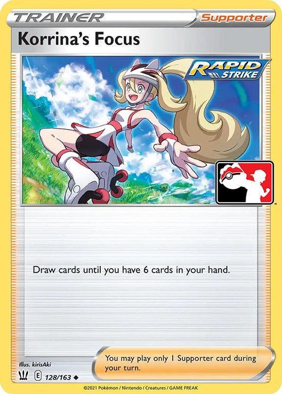 128, Normal, Prize Pack Series One, Supporter, Uncommon Korrina's Focus (128/163) [Prize Pack Series One] - Trading Card World