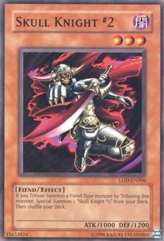 Common, Dark, Effect Monster, Fiend, Legacy of Darkness, Unlimited Skull Knight #2 [LOD-EN006] Common - Trading Card World
