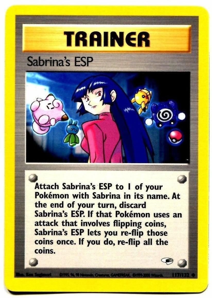 117, Gym Heroes Unlimited, Item, Normal, Uncommon Sabrina's ESP (117/132) [Gym Heroes Unlimited] - Trading Card World