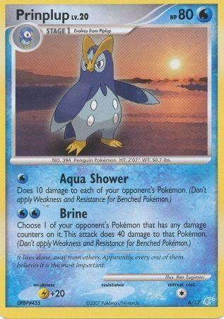 Diamond & Pearl: Trainer Kit - Manaphy, Lightning[+20], Normal, Promo, Water Prinplup (6/12) [Diamond & Pearl: Trainer Kit - Manaphy] - Trading Card World