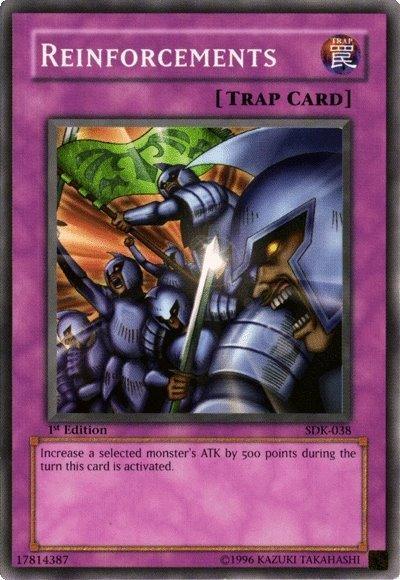 1st Edition, Common, Normal Trap, Starter Deck: Kaiba, Trap, Unlimited Reinforcements [SDK-038] Common - Trading Card World