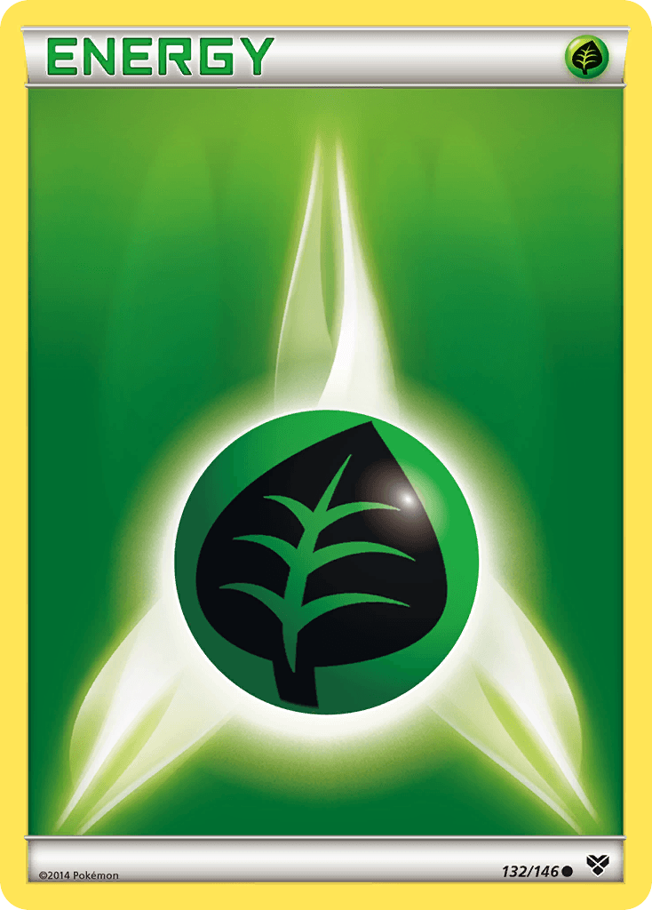 132, Common, Grass, Normal, XY: Base Set Grass Energy (132/146) [XY: Base Set] - Trading Card World