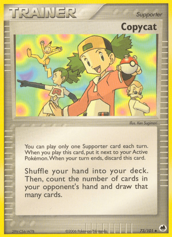 73, EX: Dragon Frontiers, Normal, Supporter, Uncommon Copycat (73/101) [EX: Dragon Frontiers] - Trading Card World