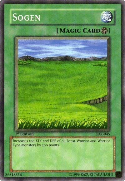 1st Edition, Common, Field Spell, Spell, Starter Deck: Kaiba, Unlimited Sogen [SDK-045] Common - Trading Card World