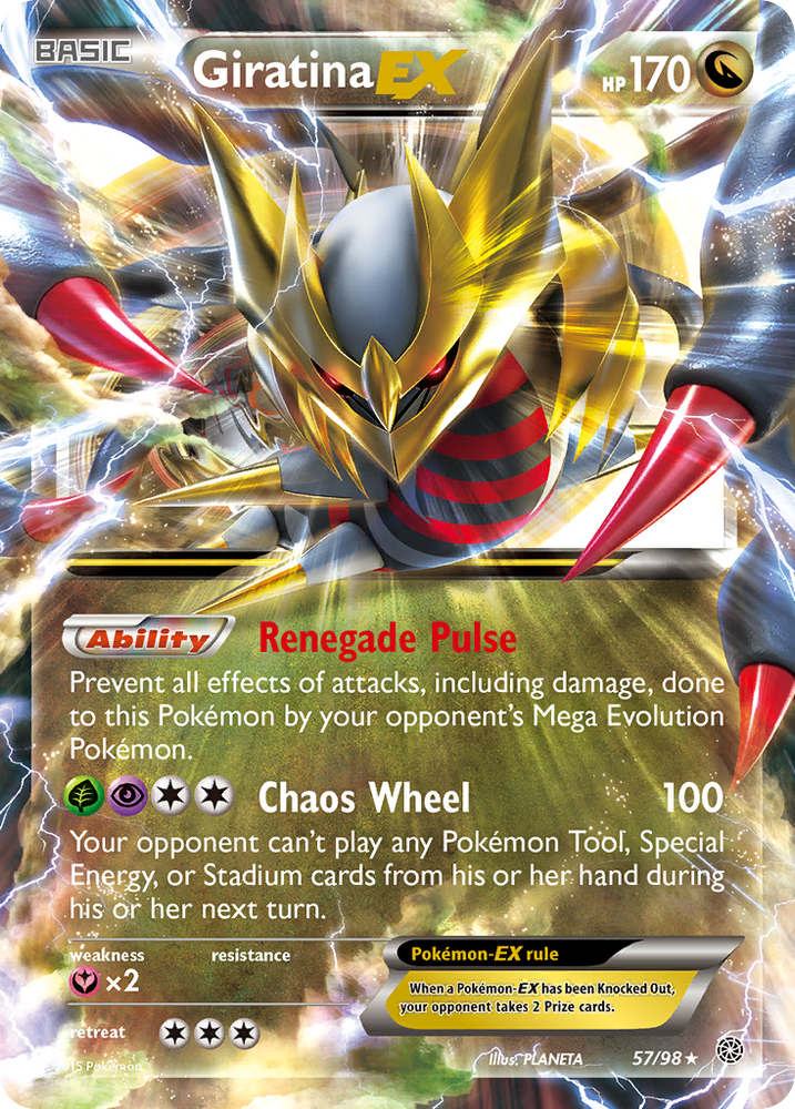 Giratina EX (57/98) [XY: Ancient Origins]