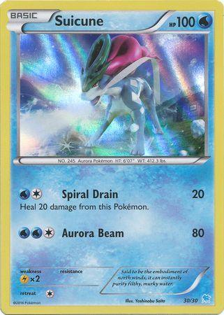 30, Holofoil, Lightning[×2], Promo, Water, XY: Trainer Kit 3 - Suicune Suicune (30/30) [XY: Trainer Kit 3 - Suicune] - Trading Card World