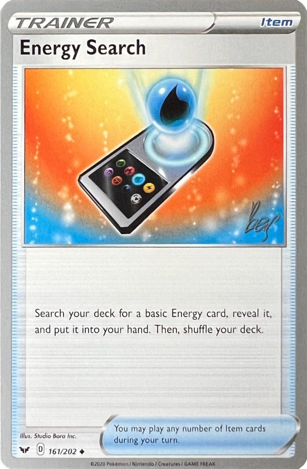 161, Common, Item, Normal, World Championships 2022 Energy Search (161/202) (Cheryl Again - Sebastian Lashmet) [World Championships 2022] - Trading Card World