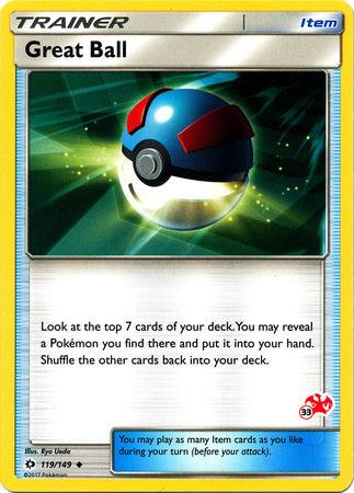 119, Battle Academy 2020, Item, Normal, Promo Great Ball (119/149) (Charizard Stamp #33) [Battle Academy 2020] - Trading Card World