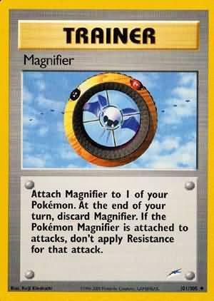 Neo Destiny Unlimited, Normal, Trainer, Uncommon Magnifier (101/105) [Neo Destiny Unlimited] - Trading Card World