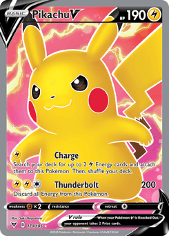 Sword & Shield: Vivid Voltage Pikachu V (170/185) [Sword & Shield: Vivid Voltage] - Trading Card World