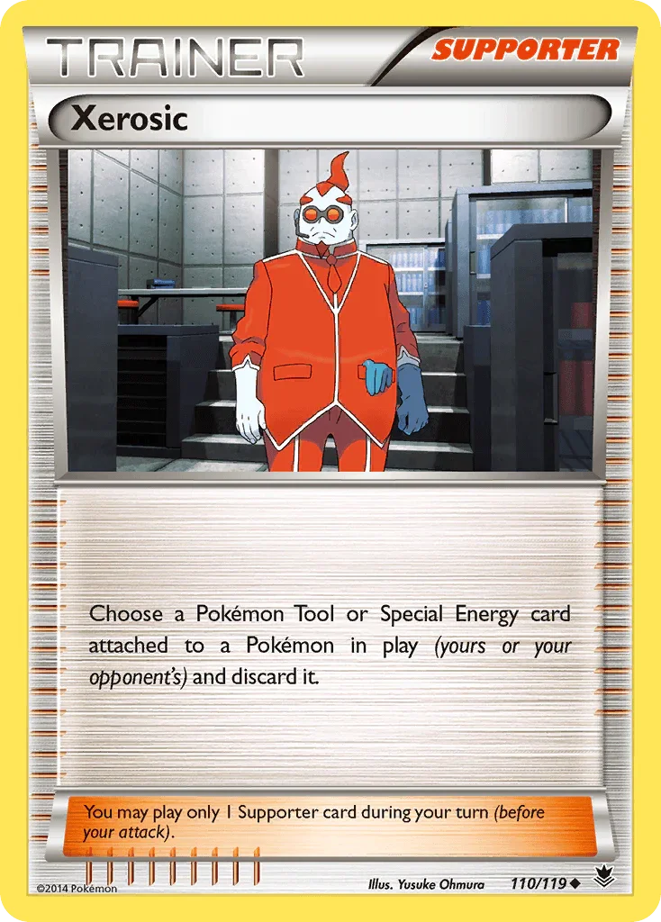 110, Normal, Reverse Holofoil, Supporter, Uncommon, XY: Phantom Forces Xerosic (110/119) [XY: Phantom Forces] - Trading Card World