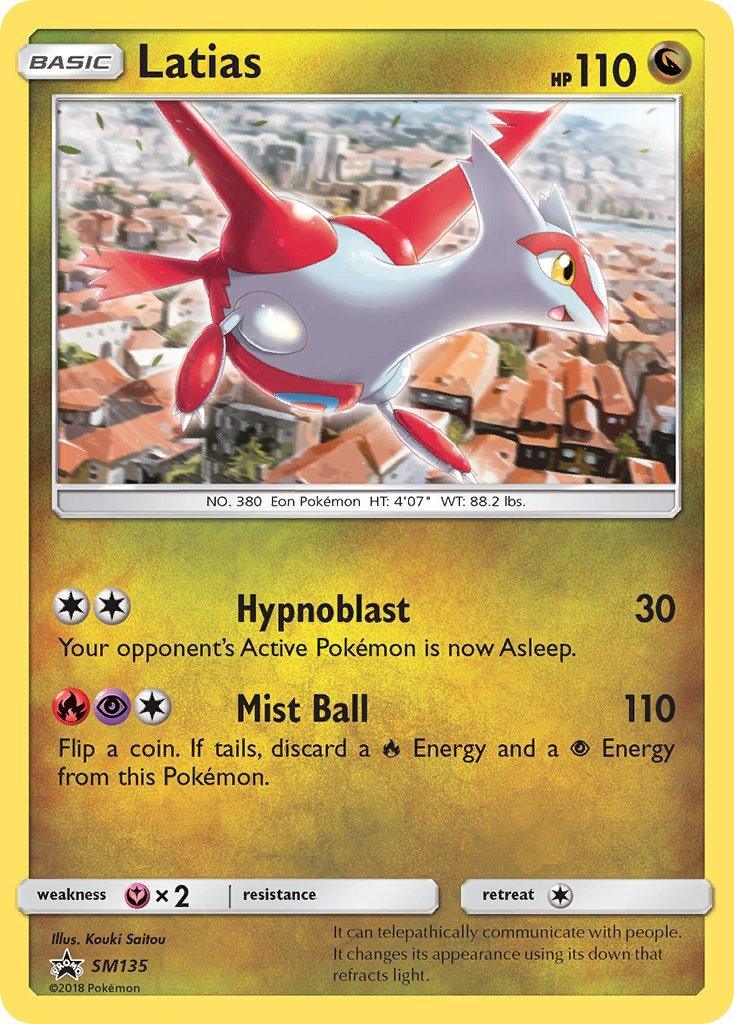 Black Star Promo, Dragon, Fairy[×2], Holofoil, SM135, Sun & Moon: Black Star Promos Latias (SM135) [Sun & Moon: Black Star Promos] - Trading Card World