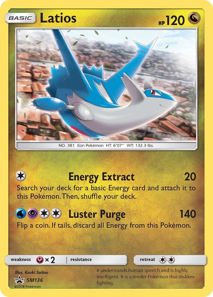Black Star Promo, Dragon, Fairy[×2], Holofoil, SM136, Sun & Moon: Black Star Promos Latios (SM136) [Sun & Moon: Black Star Promos] - Trading Card World