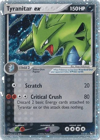 17, Darkness, GR, Holofoil, POP Series 1, Ultra Rare Tyranitar ex (17/17) (Holo) [POP Series 1] - Trading Card World