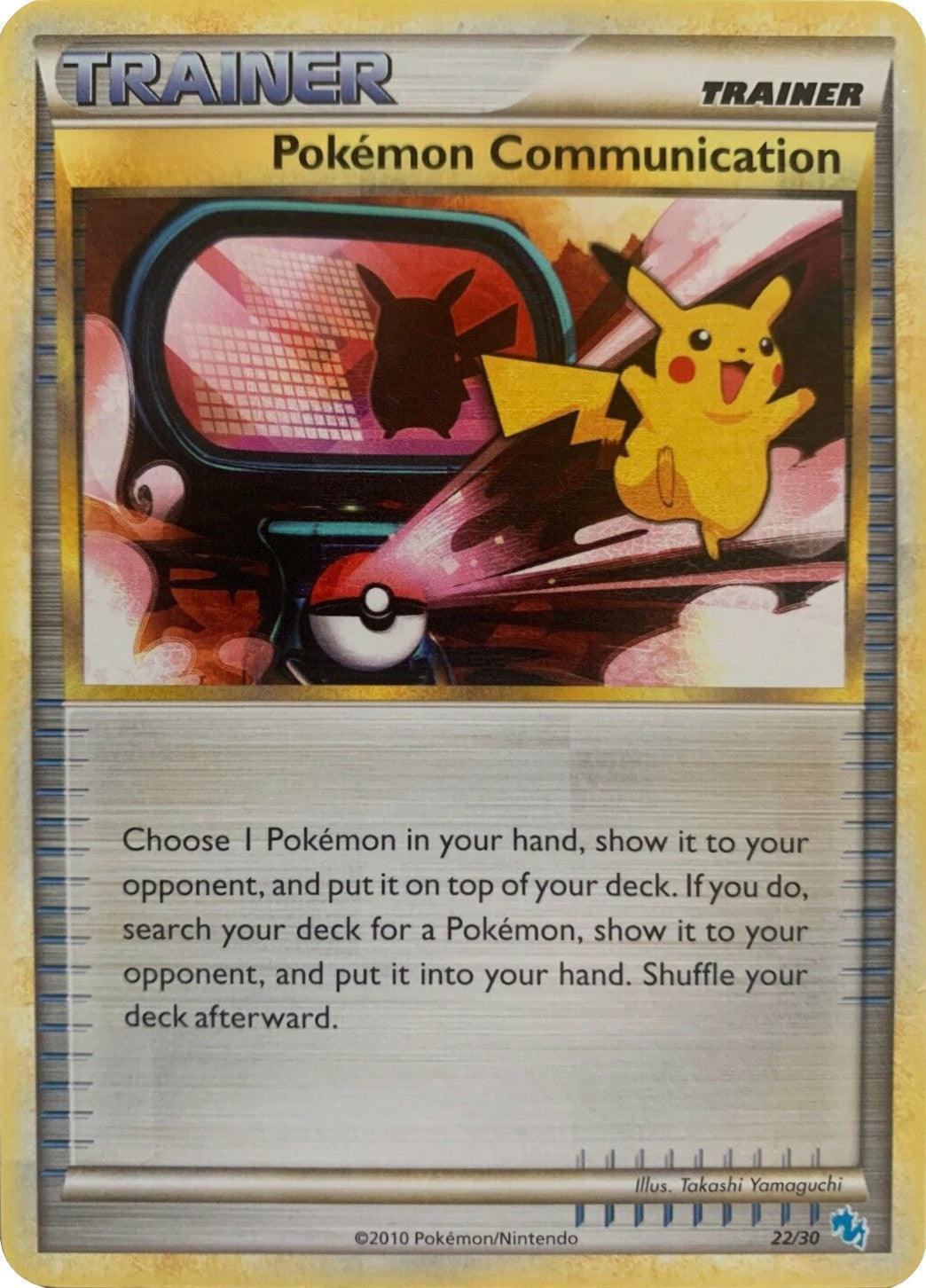 22, HeartGold & SoulSilver: Trainer Kit - Gyarados, Item, Normal, Promo Pokemon Communication (22/30) [HeartGold & SoulSilver: Trainer Kit - Gyarados] - Trading Card World