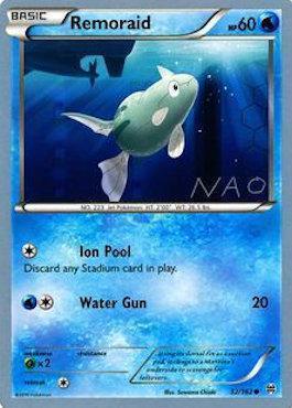 32, Common, Grass[×2], Normal, Water, World Championships 2018 Remoraid (32/162) (Buzzroc - Naohito Inoue) [World Championships 2018] - Trading Card World