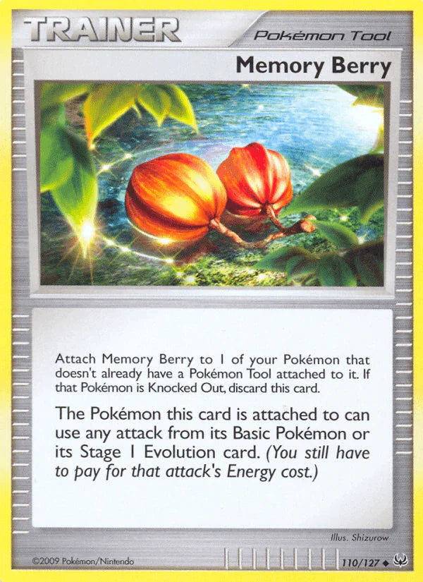 110, Item, Normal, Platinum: Base Set, Reverse Holofoil, Uncommon Memory Berry (110/127) [Platinum: Base Set] - Trading Card World