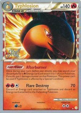 110, Fire, Normal, Ultra Rare, Water[×2], World Championships 2011 Typhlosion (110/123) (Reshiphlosion - Christopher Kan) [World Championships 2011] - Trading Card World