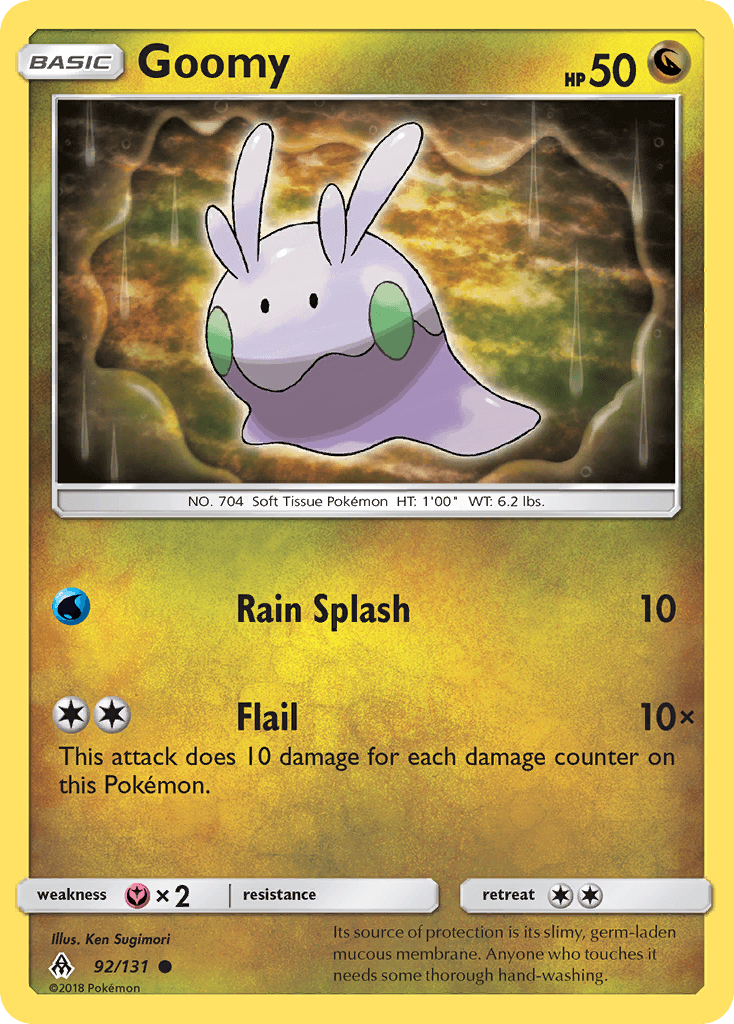 92, Common, Dragon, Fairy[×2], Normal, Reverse Holofoil, Sun & Moon: Forbidden Light Goomy (92/131) [Sun & Moon: Forbidden Light] - Trading Card World
