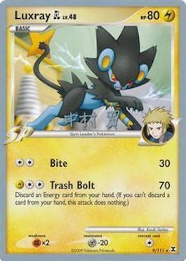Fighting[×2], Lightning, Metal[-20], Normal, Rare, World Championships 2009 Luxray GL LV.48 (9/111) (Crowned Tiger - Tsubasa Nakamura) [World Championships 2009] - Trading Card World