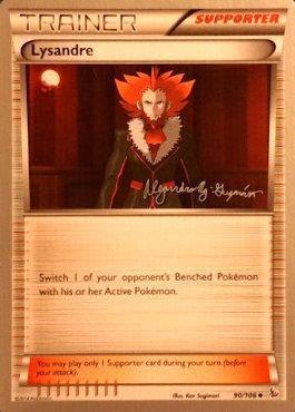 90, Normal, Supporter, Uncommon, World Championships 2015 Lysandre (90/106) (Primal Groudon - Alejandro Ng-Guzman) [World Championships 2015] - Trading Card World