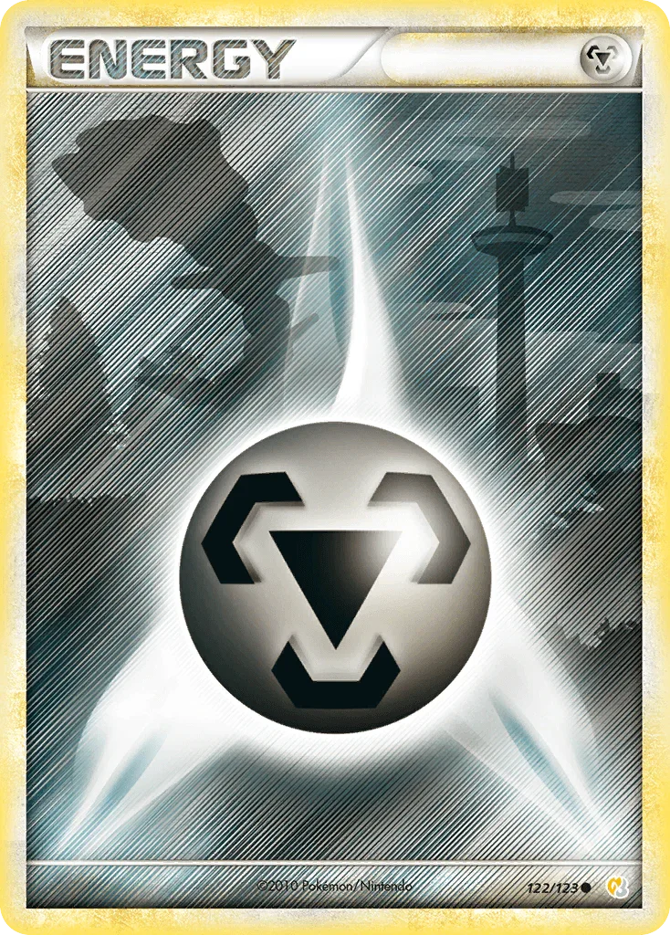 122, Common, Energy, HeartGold & SoulSilver: Base Set, Normal, Reverse Holofoil Metal Energy (122/123) [HeartGold & SoulSilver: Base Set] - Trading Card World