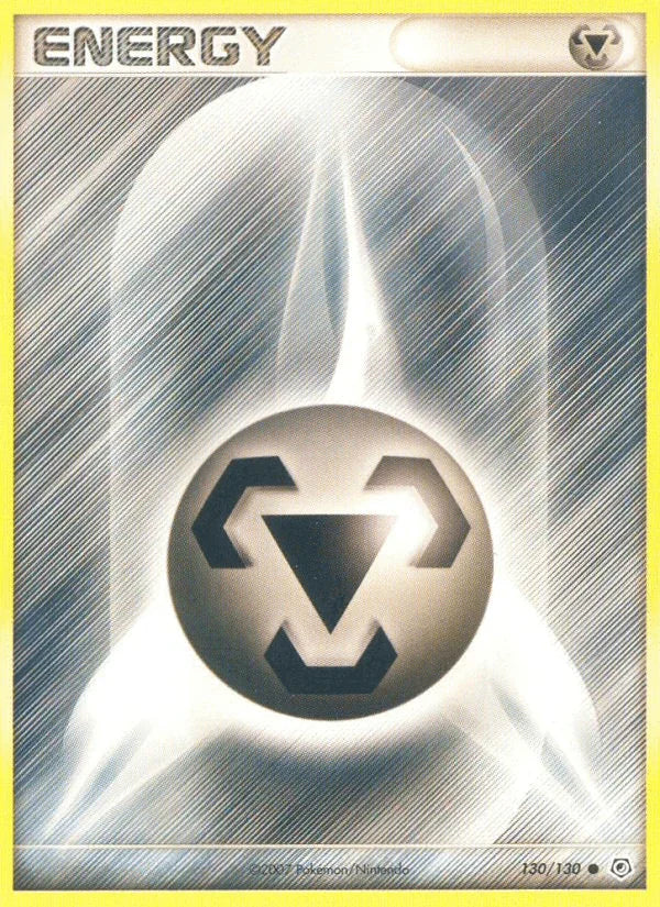 130, Common, Diamond & Pearl: Base Set, Metal, Normal Metal Energy (130/130) [Diamond & Pearl: Base Set] - Trading Card World
