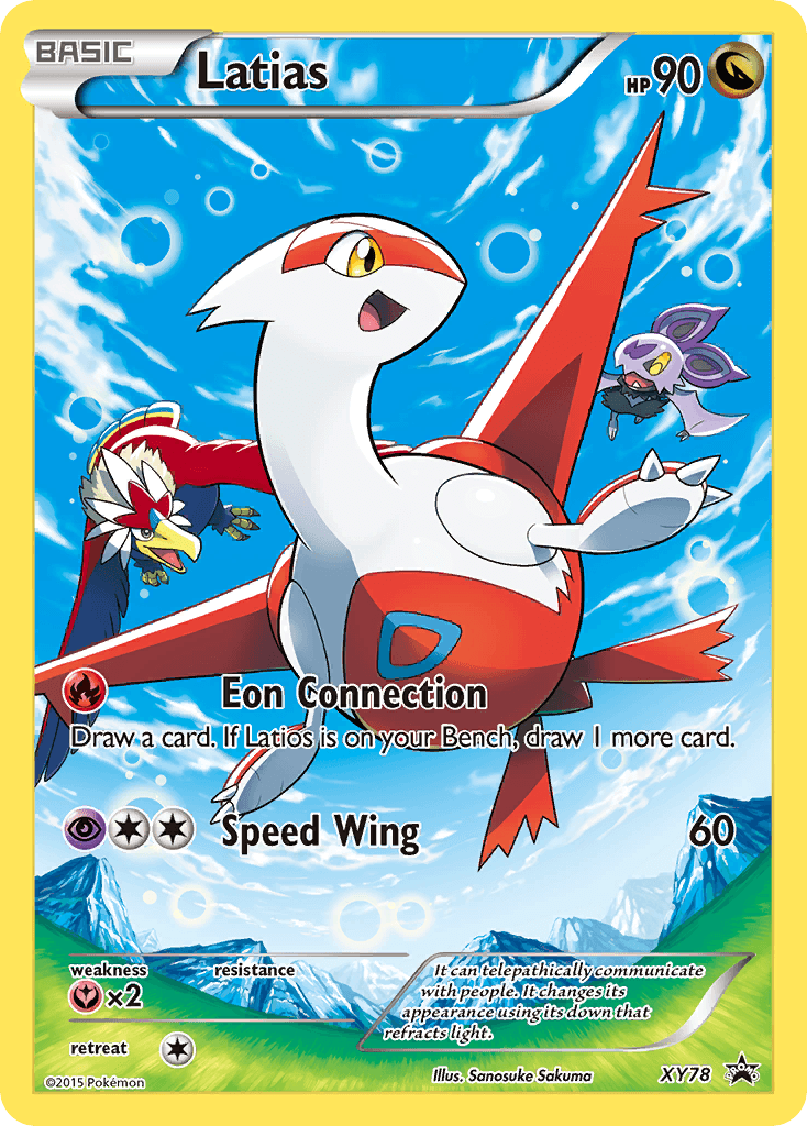 Dragon, Fairy[×2], Holofoil, Promo, XY78, XY: Black Star Promos Latias (XY78) [XY: Black Star Promos] - Trading Card World