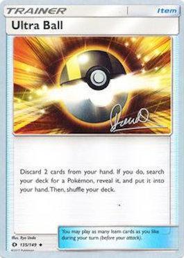 135, Item, Normal, Uncommon, World Championships 2017 Ultra Ball (135/149) (Infinite Force - Diego Cassiraga) [World Championships 2017] - Trading Card World