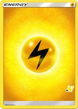 Battle Academy 2020, Lightning, Normal, Promo Lightning Energy (Pikachu Stamp #35) [Battle Academy 2020] - Trading Card World