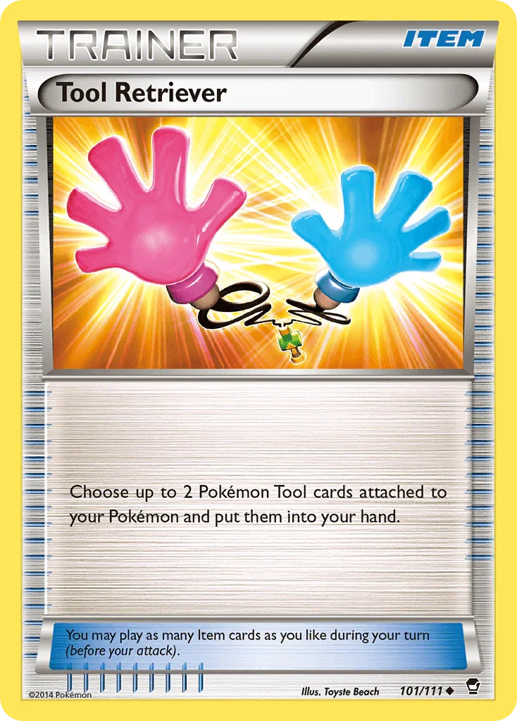 Item, Normal, Reverse Holofoil, Uncommon, XY: Furious Fists Tool Retriever (101/111) [XY: Furious Fists] - Trading Card World